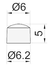 rubber-voetje-d=06-h=5