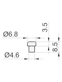 rubbervoetje-d=68d=46-l=8-5